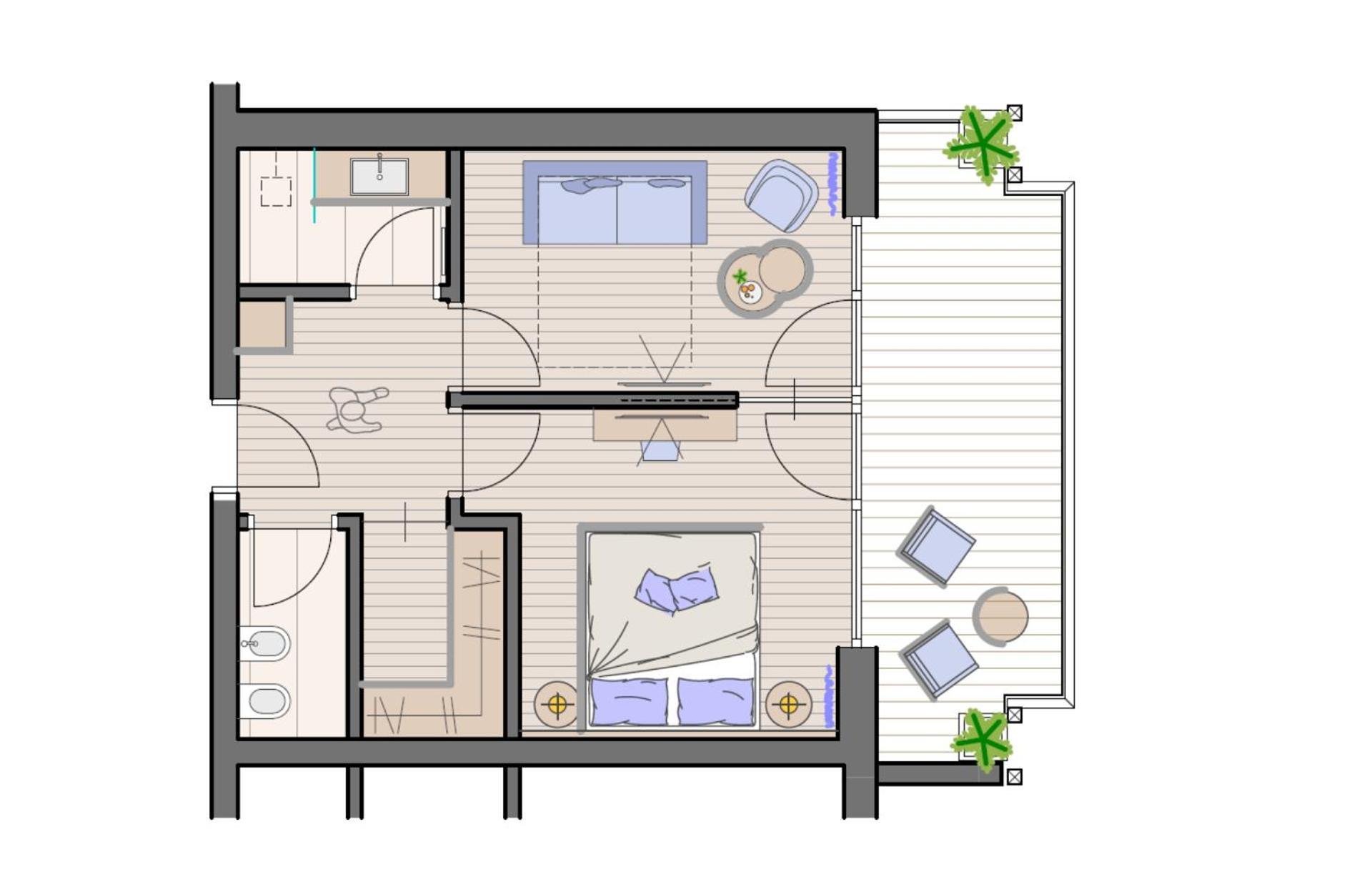 Junior Suite con Vista Giardino